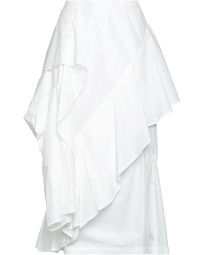 Enfold Midi Skirt - White