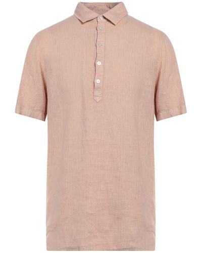 Grey Daniele Alessandrini Polo Shirt - Pink
