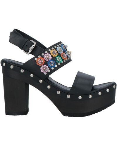 Rebecca White Sandals - Black