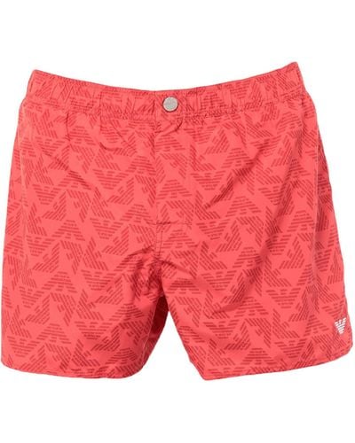 Emporio Armani Swim Trunks - Red