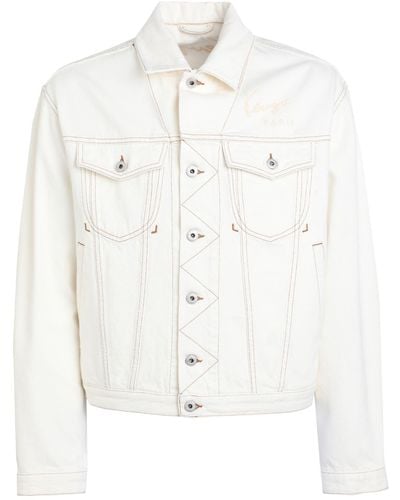 KENZO Manteau en jean - Blanc