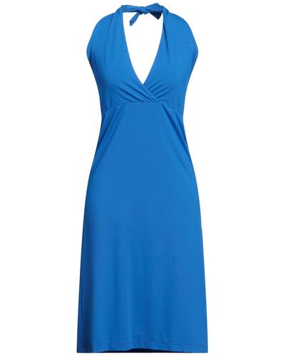 Fisico Midi Dress - Blue