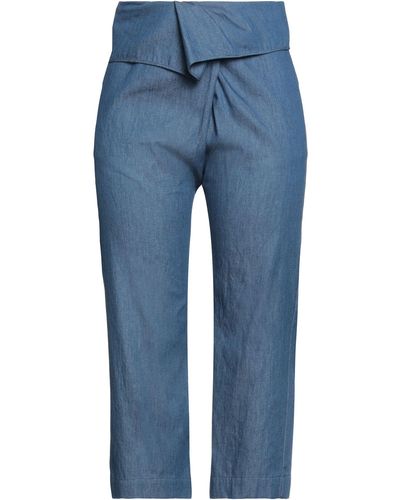 Aglini Pants Cotton - Blue