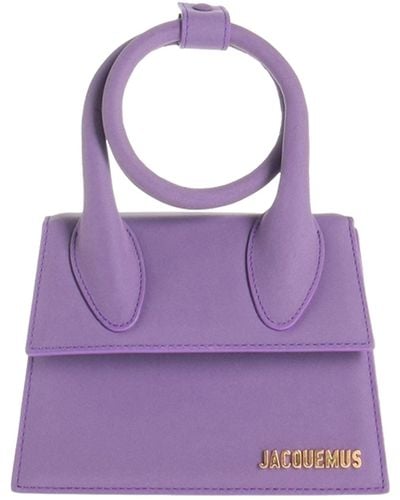 Jacquemus Handbag Leather - Purple