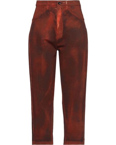 Nostrasantissima Brick Jeans Cotton, Elastane - Red