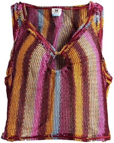 M Missoni Top - Rojo