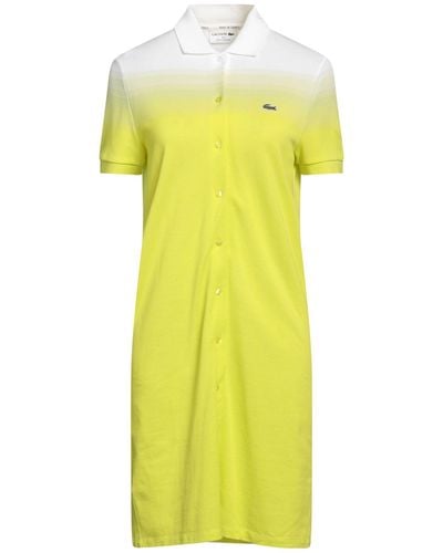 Lacoste Mini Dress - Yellow