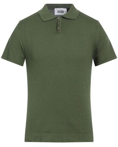Alpha Studio Polo Shirt - Green