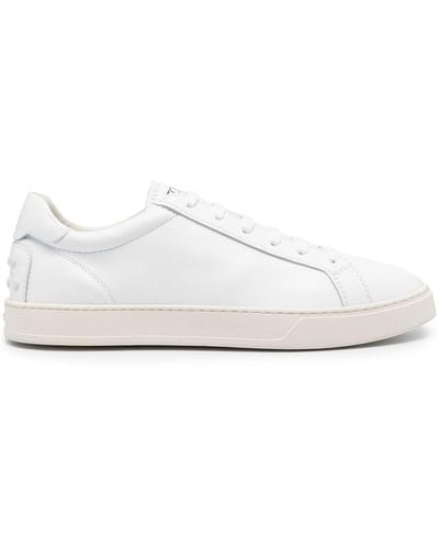 Tod's Sneakers mit Kontrasteinsatz - Weiß