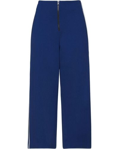 Pianurastudio Cropped Trousers - Blue