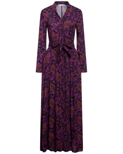Caractere Long Dress - Purple