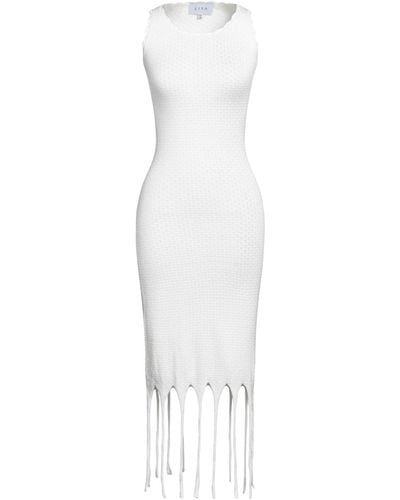 Liya Midi-Kleid - Weiß