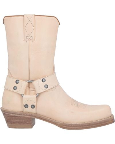 Buttero Ankle Boots - Natural