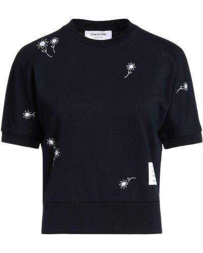 Thom Browne Midnight T-Shirt Cotton, Polyester - Blue