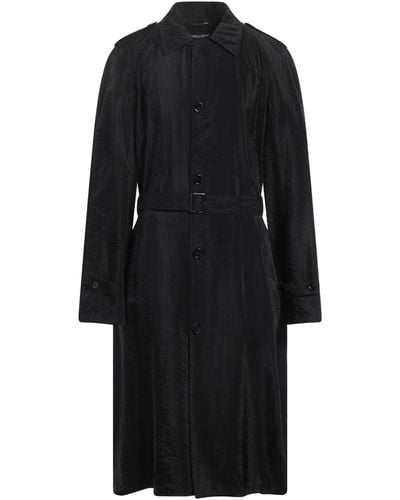 Dolce & Gabbana Overcoat & Trench Coat Viscose, Polyamide - Black