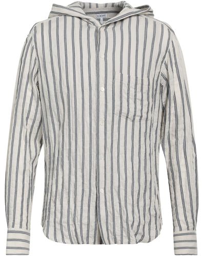 Loewe Light Shirt Cotton, Lyocell, Elastane - Gray