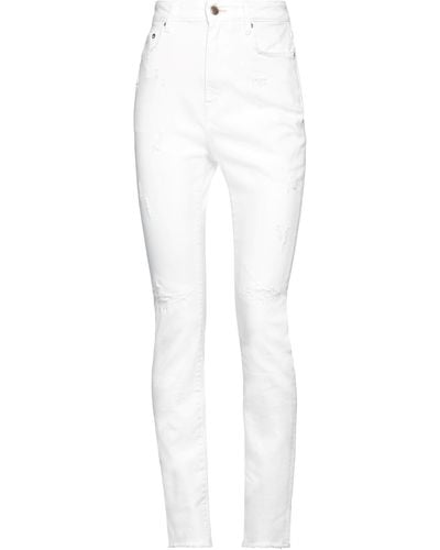 Washington DEE-CEE U.S.A. Pantaloni Jeans - Bianco