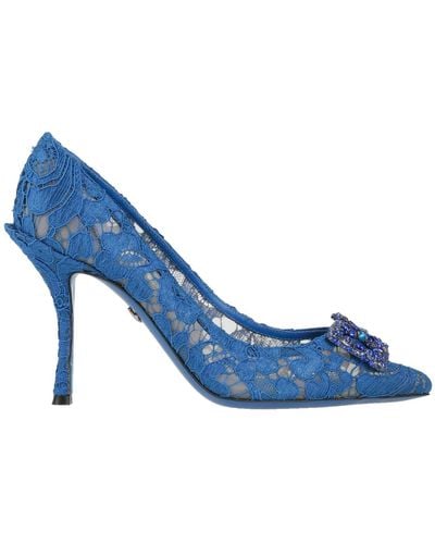 Dolce & Gabbana Court Shoes Textile Fibres - Blue