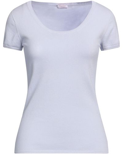 Rossopuro Lilac Jumper Cotton, Polyester - Blue