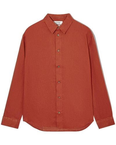 COS Chemise - Rouge