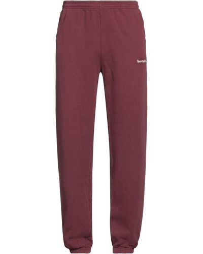 Sporty & Rich Trousers - Red