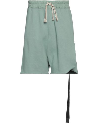 Rick Owens Sage Shorts & Bermuda Shorts Cotton, Elastane - Green