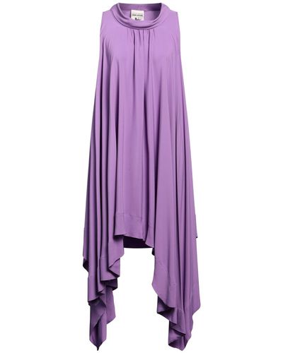Semicouture Midi Dress - Purple