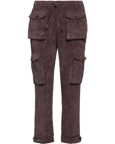 Grey Daniele Alessandrini Trouser - Brown