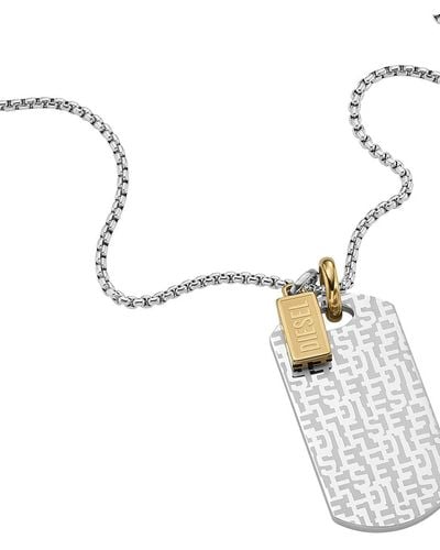 DIESEL Necklace - Metallic