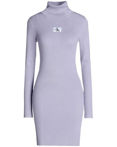 Calvin Klein Mini Dress - Purple