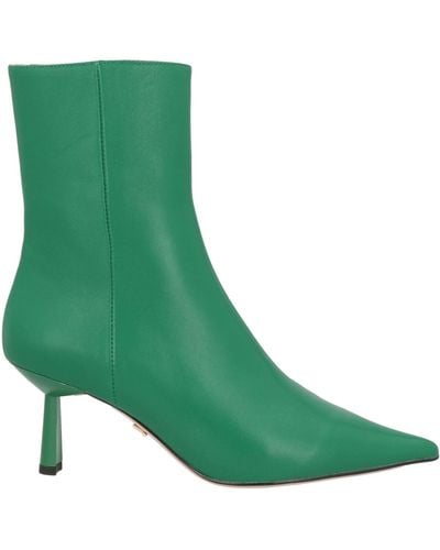 Lola Cruz Ankle Boots - Green