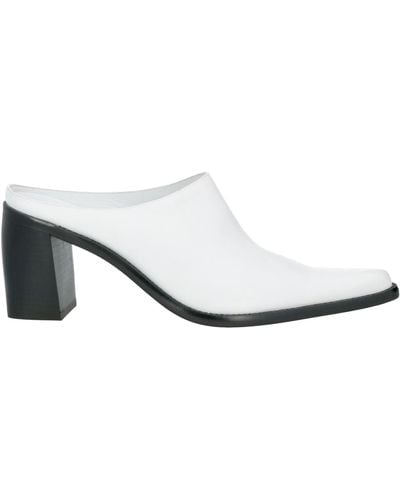 BY FAR Mules & Clogs - White