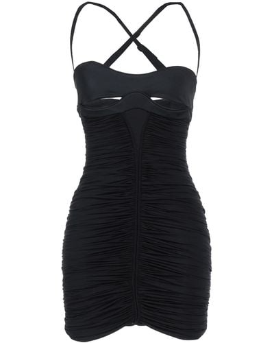 Mugler Mini Dress - Black