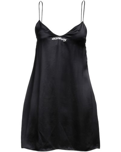 Vetements Mini Dress - Black