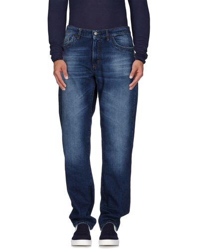 Blue Bikkembergs Jeans for Men | Lyst