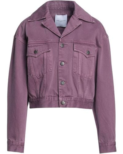 Isabelle Blanche Denim Outerwear - Purple