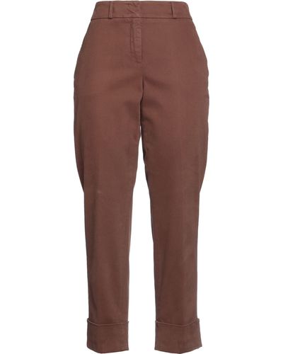 Cappellini By Peserico Pants - Brown