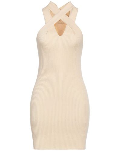 Isabelle Blanche Mini Dress - Natural