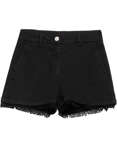 Frankie Morello Jeansshorts - Schwarz