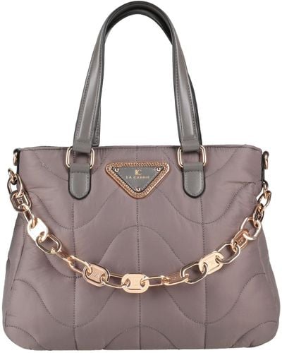 La Carrie Handbag - Grey