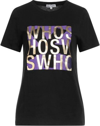 Who*s Who T-shirt - Black