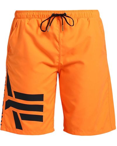 Alpha Industries Swim Trunks - Orange