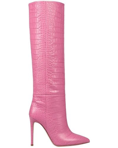 Paris Texas Stiefel mit Kroko-Effekt - Pink