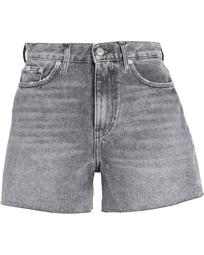 Calvin Klein Shorts Jeans - Grigio