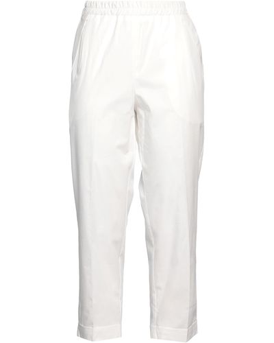 Ballantyne Cropped Trousers - White