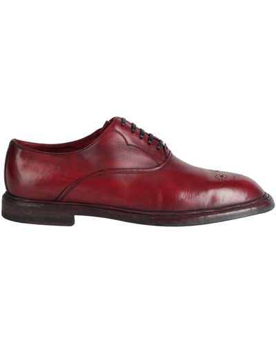 Dolce & Gabbana Lace-up Shoes - Red