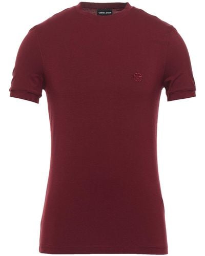 Giorgio Armani T-shirts - Rot