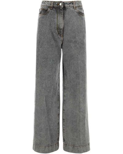 Etro Pantalon en jean - Gris