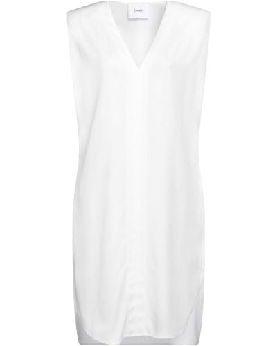Nude Mini Dress - White