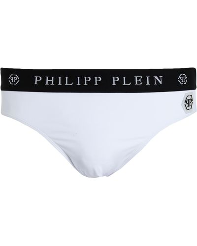 Philipp Plein Bas de bikini et slip de bain - Noir